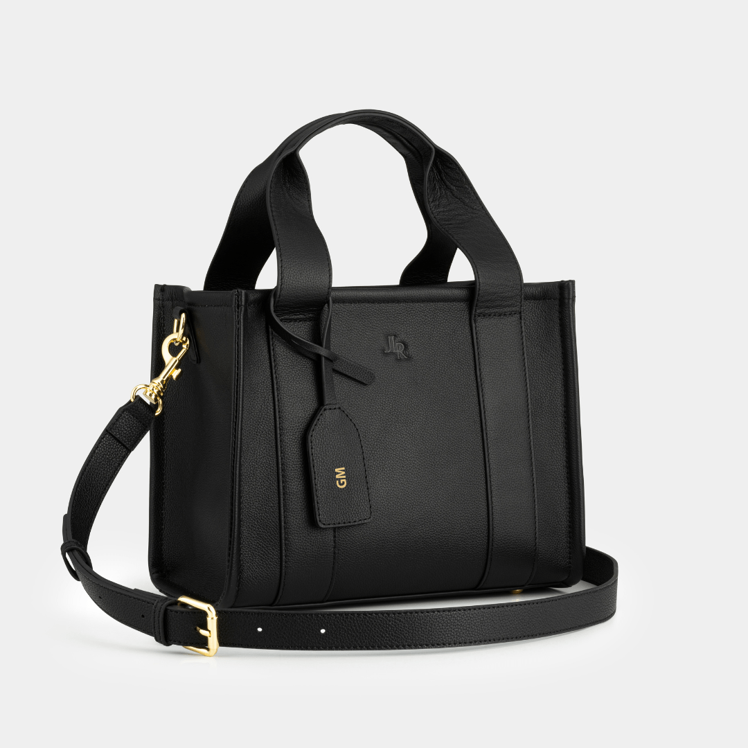Mini Taylor Tote bag - Black Leather