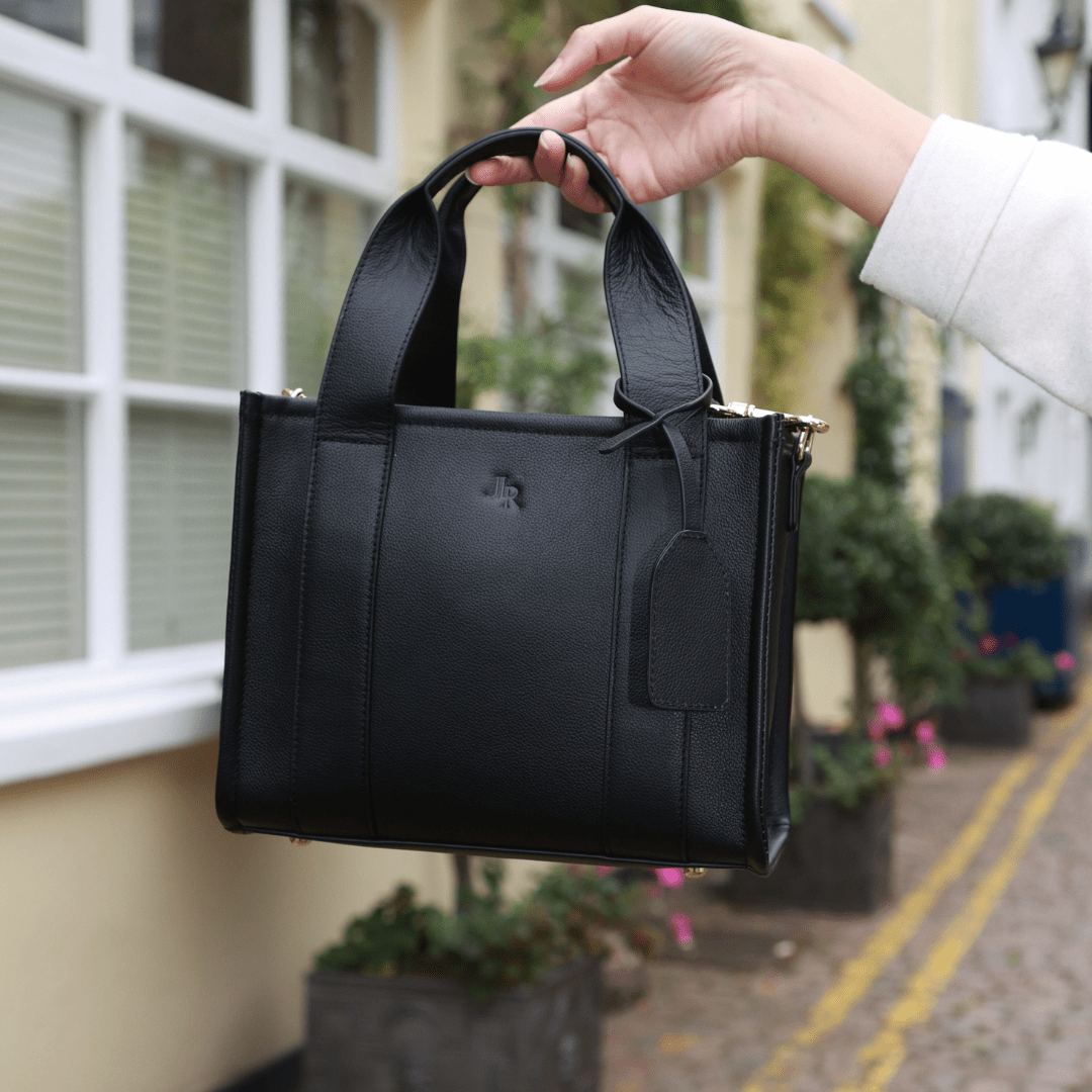 Mini Taylor Tote bag - Black Leather