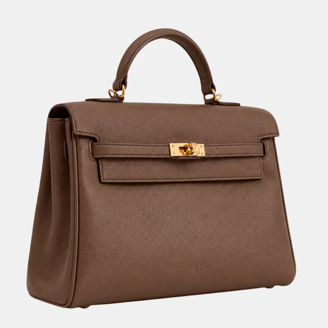 Eaton Top handle Work bag - Dark Brown